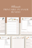 Farmhouse Planner Printable Bundle | Daily Weekly Monthly & To-Do List Organizer | Instant Download