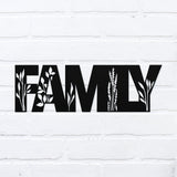 Floral Family Sign ~ Metal Porch Sign | Personalized Metal Sign | Custom Porch
