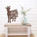 Floral Goat Sign ~ Metal Porch Sign | Personalized Metal Sign | Custom Porch