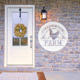 Good Morning Farm ~ Metal Porch Sign | Personalized Metal Sign | Custom Porch