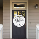 Gather Somewhere Else ~ Outdoor Metal Sign, Unwelcome Sign, No Soliciting Sign, Not Welcome Sign, Funny Porch Sign, Metal Sign