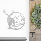 Deer Metal Gate Sign | Farmhouse Entrance Decor