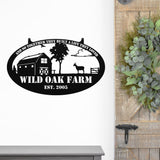 Personalized Goat Farm Welcome Sign ~ Metal Porch Sign | Metal Gate Sign | Farm Entrance Sign | Metal Farmhouse | Goat Sign