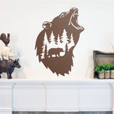 Woodland Bear Outline ~ Metal Porch Sign | Metal Gate Sign | Farm Entrance Sign | Metal Farmhouse