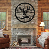 Deer Crossbow Sign ~ Metal Porch Sign | Outdoor Sign | Front Door Sign | Metal Hunting Sign | Cabin Sign