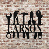 Mechanic Custom Name Sign ~ Metal Porch Sign - Outdoor Sign - Personalized Metal Sign - Occupational Sign