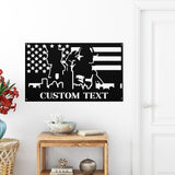 Custom Police Name Sign ~ Metal Porch Sign - Outdoor Sign - Personalized Metal Sign - Occupational Sign
