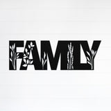 Floral Family Sign ~ Metal Porch Sign | Personalized Metal Sign | Custom Porch