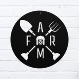 Farm Sign ~ Metal Porch Sign | Personalized Metal Sign | Custom Porch