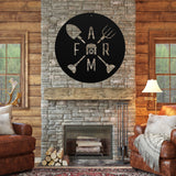 Farm Sign ~ Metal Porch Sign | Personalized Metal Sign | Custom Porch