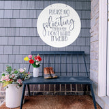 Please No Soliciting ~ Outdoor Metal Sign, Unwelcome Sign, No Soliciting Sign, Not Welcome Sign, Funny Porch Sign, Welcome Sign, Metal Sign