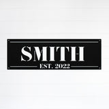 Custom Last Name Family Sign ~ Metal Porch Sign, Custom Family Home Sign, Last Name Family Sign, Front Door Metal Sign, House Number Sign
