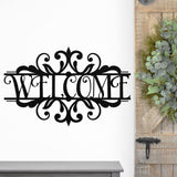 Welcome Metal Sign ~ Outdoor Metal Sign, Door Hanger Sign, Last Name Sign, Personalized Metal Sign, Gift For Couple, Porch Sign