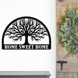 Home Sweet Home Family Tree ~ Metal Porch Sign | Metal Gate Sign | Farm Entrance Sign | Metal Farmhouse