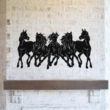 Wild Horses Sign ~ Metal Porch Sign | Metal Gate Sign | Farm Entrance Sign | Metal Farmhouse