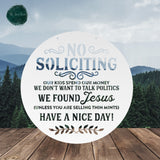 No Soliciting, Have A Nice Day! ~ Outdoor Metal Sign, Unwelcome Sign, No Soliciting Sign, Not Welcome Sign, Funny Porch Sign, Metal Sign
