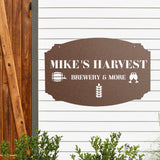 Large Custom Business Logo Signs ~ Metal Custom Business Sign, Outdoor Metal Sign, Commercial Metal Sign, Custom Business Wall Art Sign