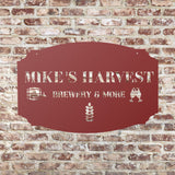 Large Custom Business Logo Signs ~ Metal Custom Business Sign, Outdoor Metal Sign, Commercial Metal Sign, Custom Business Wall Art Sign