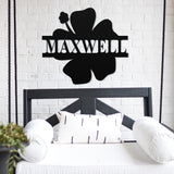 Hawaiian Flower Last Name Sign ~ Metal Porch Sign - Outdoor Sign - Front Door Sign - Metal Beach Sign - Beach House