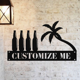 Family Pool Sign ~ Metal Porch Sign | Outdoor Sign | Front Door Sign | Metal Pool Sign