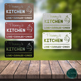 Custom Kitchen Sign ~ Outdoor Metal Sign, Metal Sign, Wedding Gift, Personalized Metal Sign, Gift For Couple, Metal Wall Art, Word Wall Art