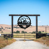 Cabin Wildlife Custom Sign ~ Metal Porch Sign | Outdoor Sign | Front Door Sign | Metal Hunting Sign | Cabin Sign