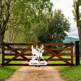 Buck Last Name Sign ~ Metal Porch Sign | Outdoor Sign | Front Door Sign | Metal Hunting Sign | Cabin Sign