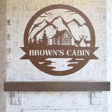 Cabin Wildlife Custom Sign ~ Metal Porch Sign | Outdoor Sign | Front Door Sign | Metal Hunting Sign | Cabin Sign