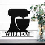 Kitchen Custom Sign ~ Outdoor Metal Sign, Metal Sign, Wedding Gift, Personalized Metal Sign, Gift For Couple, Metal Wall Art, Word Wall Art