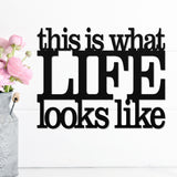 This Is What Life Looks Like ~ Outdoor Metal Sign, Metal Sign, Wedding Gift, Personalized Metal Sign, Gift For Couple, Porch Sign