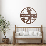 Custom Golf Sign ~ Metal Porch Sign - Outdoor Sign - Personalized Metal Sign - Golfing Sign - Gift For Him