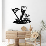 The 19th Hole Bar ~ Metal Porch Sign - Outdoor Sign - Personalized Metal Sign - Golfing Sign - Gift For Him