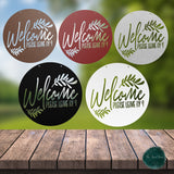 Welcome Please Leave By 9 ~ Outdoor Metal Sign, Unwelcome Sign, No Soliciting Sign, Not Welcome Sign, Funny Porch Sign, Welcome Sign, Metal