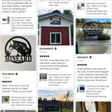 Custom Quote Metal Sign ~ Metal Porch Sign, Custom Quote Sign, Custom Business Sign, Front Door Metal Sign, Outdoor Metal Sign