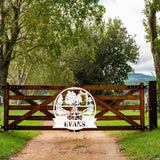 Bonfire Family Name Sign ~ Metal Porch Sign | Outdoor Sign | Front Door Sign | Metal Lake Sign | Cabin Sign