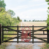 Welcome Deer Sign ~ Metal Porch Sign | Outdoor Sign | Front Door Sign | Metal Hunting Sign | Cabin Sign