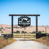 Custom Hunting Name Sign ~ Metal Porch Sign | Outdoor Sign | Front Door Sign | Metal Hunting Sign | Cabin Sign