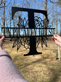 Custom Metal Signs | Monogram Wall Decor | Metal Wall Art | Last Name Sign | Family Name Sign | Personalized Wedding Gift | Custom Metal Art