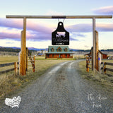 Last Name Personalized Cow Tag Sign ~ Metal Porch Sign | Metal Gate Sign | Farm Entrance Sign | Metal Farmhouse | Cow Sign | Highland Cow