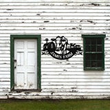 Personalized Cow Farm Sign ~ Metal Porch Sign | Metal Gate Sign | Farm Entrance Sign | Metal Farmhouse | Cow Sign | Highland Cow | Address