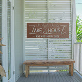 Lake House Welcome Sign, Steel Sign, Lake House Sign, Personalized Metal Lake Sign, Family Lake House Signs, Lake House Sign, Metal Sign