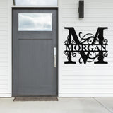 Custom Metal Signs | Monogram Wall Decor | Metal Wall Art | Last Name Sign | Family Name Sign | Personalized Wedding Gift | Custom Metal Art