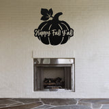Happy Fall Y'all Steel Sign ~ Metal Porch Sign | Metal Autumn Sign | Fall Metal Sign | Metal Fall Sign | Fall Sign | Fall Porch Sign