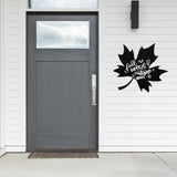 Fall Breeze Autumn Leave Steel Sign ~ Metal Porch Sign | Metal Autumn Sign | Fall Metal Sign | Metal Fall Sign | Fall Sign | Fall Porch Sign
