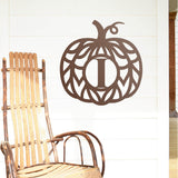Pumpkin Custom Monogram Sign, Metal Porch Sign, Fall Door Hanger, Fall Metal Sign, Metal Fall Sign, Fall Sign, Porch Sign, Custom Autumn