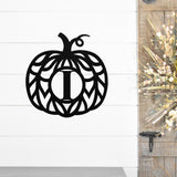 Pumpkin Custom Monogram Sign, Metal Porch Sign, Fall Door Hanger, Fall Metal Sign, Metal Fall Sign, Fall Sign, Porch Sign, Custom Autumn