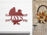 Thanksgiving Turkey Name Sign, Metal Porch Sign, Fall Door Hanger, Fall Metal Sign, Metal Fall Sign, Fall Sign, Porch Sign, Thanksgiving