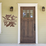 Halloween 31st Sign, Metal Porch Sign, Fall Door Hanger, Fall Metal Sign, Metal Fall Sign, Fall Sign, Porch Sign, Halloween Porch Sign