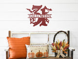Halloween 31st Sign, Metal Porch Sign, Fall Door Hanger, Fall Metal Sign, Metal Fall Sign, Fall Sign, Porch Sign, Halloween Porch Sign