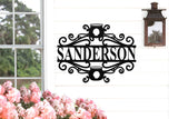 Witch Family Name Sign, Metal Porch Sign, Fall Door Hanger, Fall Metal Sign, Metal Fall Sign, Fall Sign, Porch Sign, Halloween Porch Sign